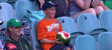 吃瓜少年正在放飞